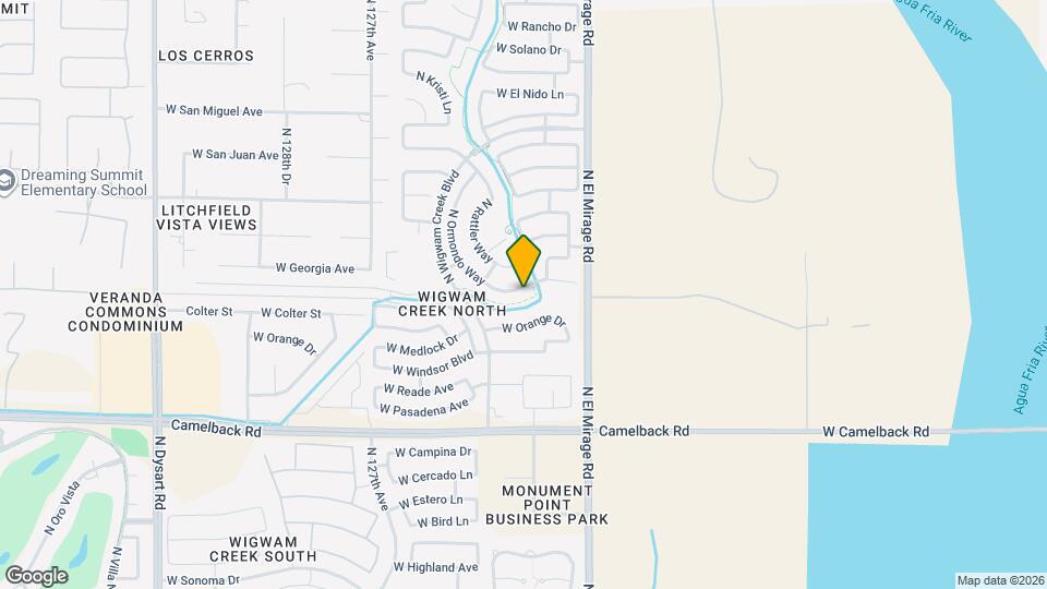 5338 N Ormondo Way Map and Location Details