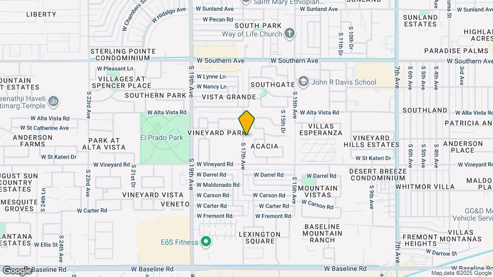 6603 S 17th Ave Map and Location Details