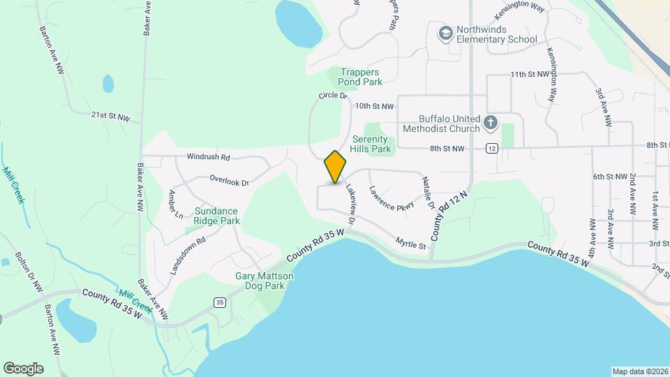 1018 Ridgehaven Cir Map and Location Details