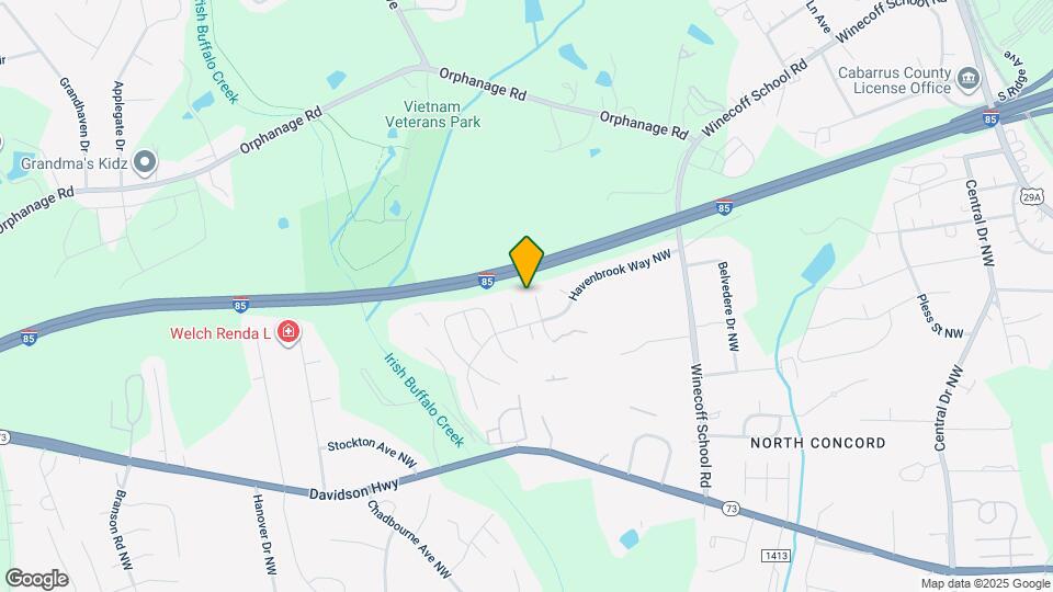 1427 Jabbok Pl NW Map and Location Details