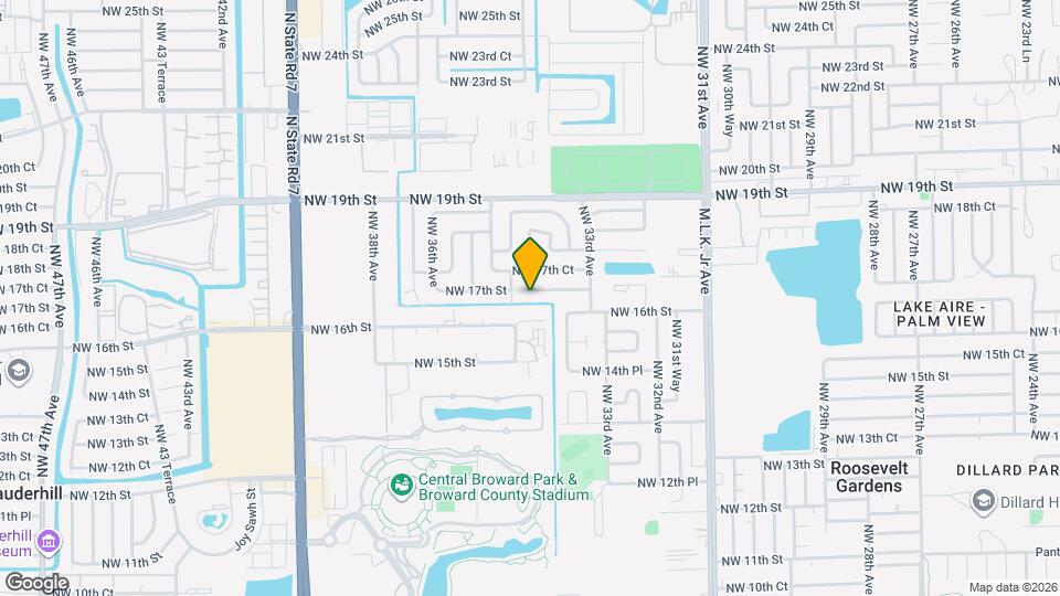 3384 NW 17th St Map and Location Details