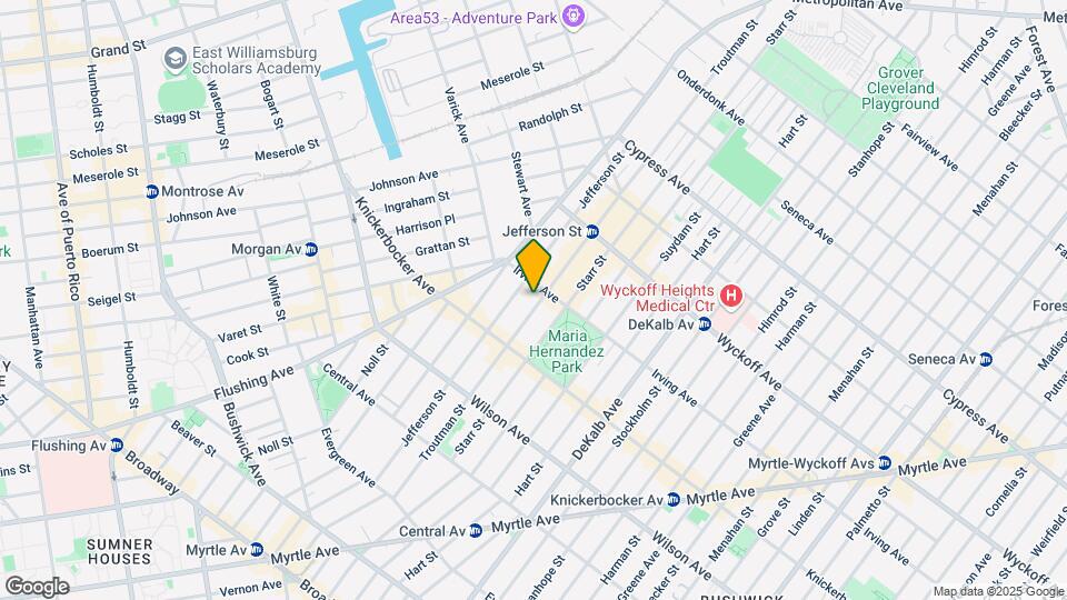 321 Troutman St Map and Location Details