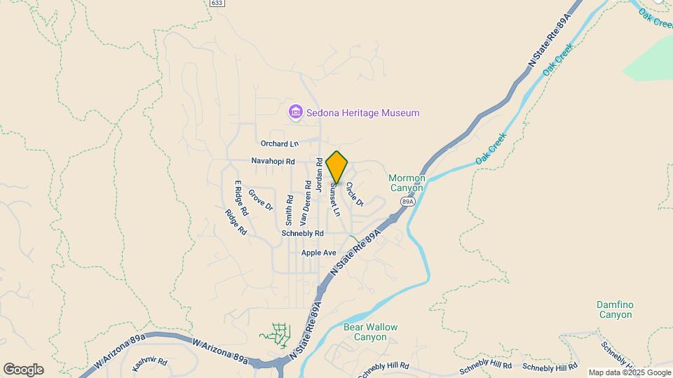 540 Sunset Ln Mapa y Detalles de la Ubicación