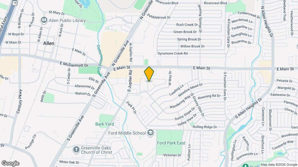 301 S Jupiter Rd, Unit 1204 Mapa y Detalles de la Ubicación