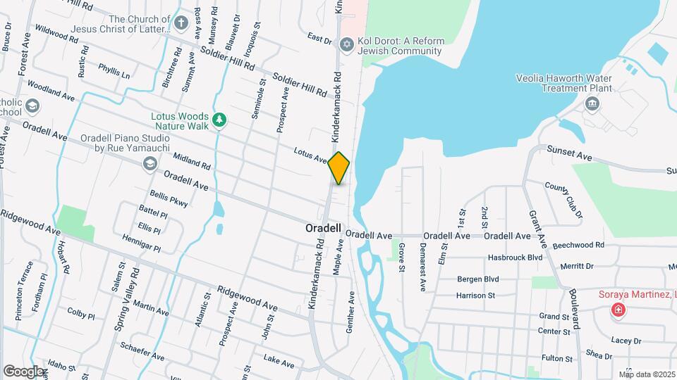 Oradell Apartments Map and Location Details