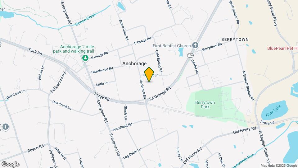 1307 Glenbrook Rd Map and Location Details