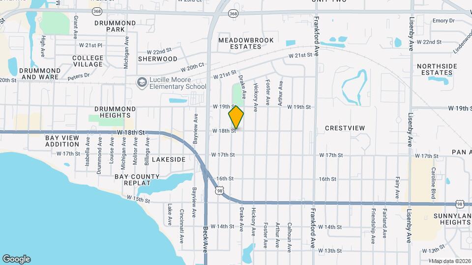 2705 W 18th St Map and Location Details