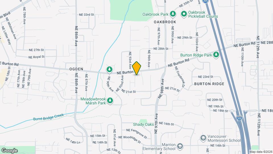 2217 NE 94th Ct Map and Location Details