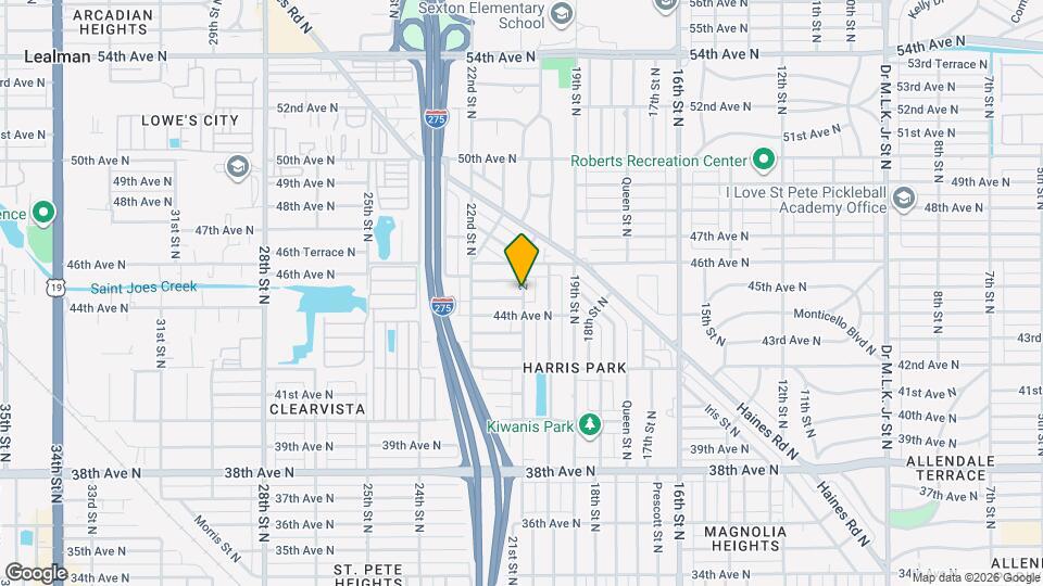 4456 21st St N Map and Location Details