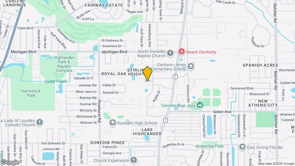 1470 Burnham Ln Map and Location Details