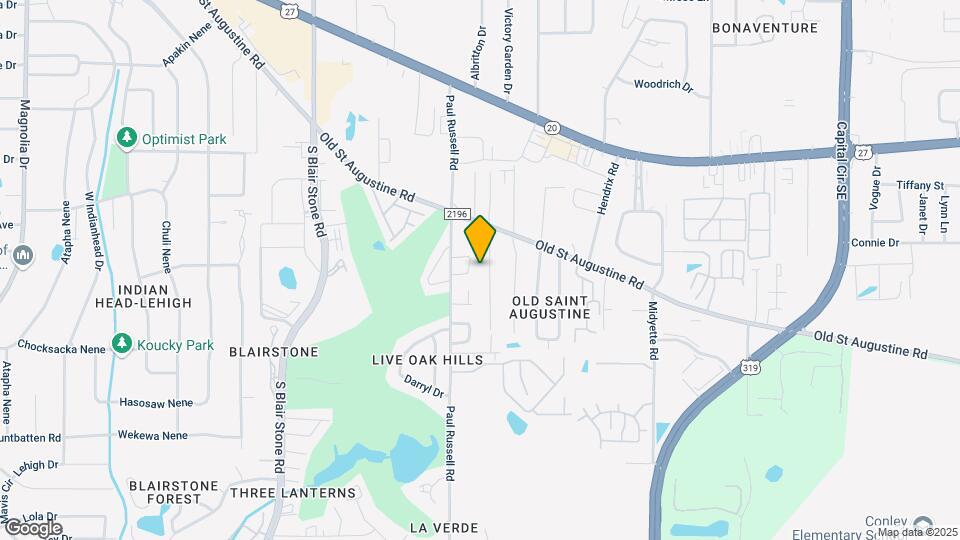 1530 Live Oak Dr Map and Location Details