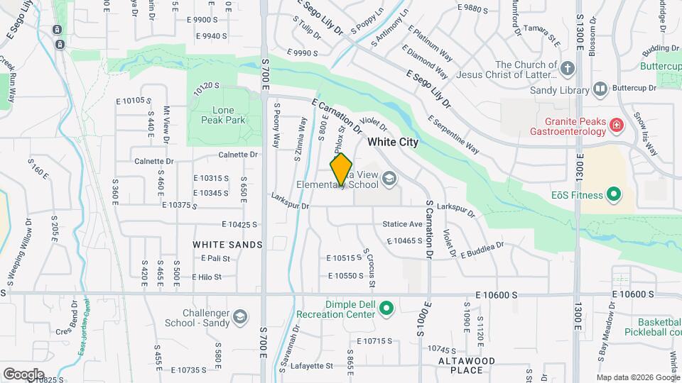 836 E Hibiscus Ave Mapa y Detalles de la Ubicación
