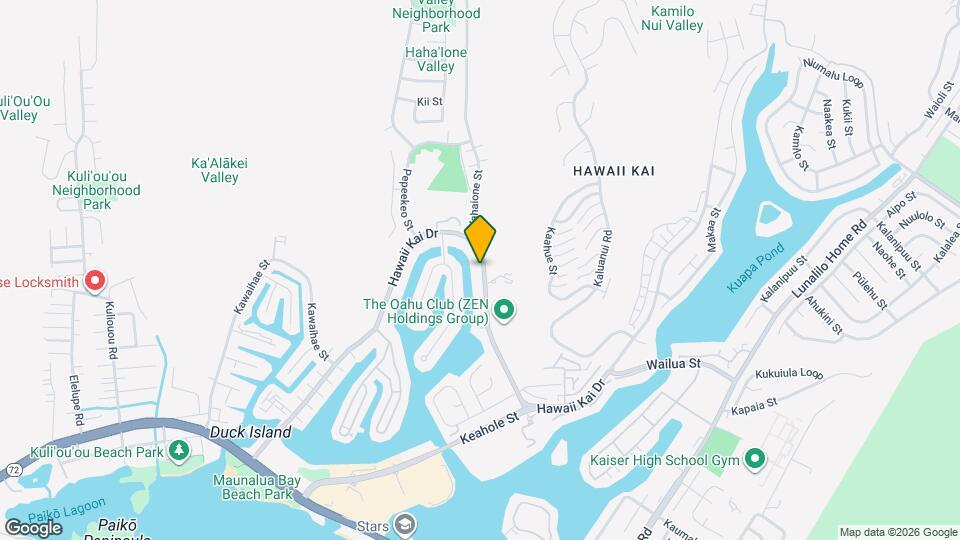 6741 Hawaii Kai Dr Map and Location Details