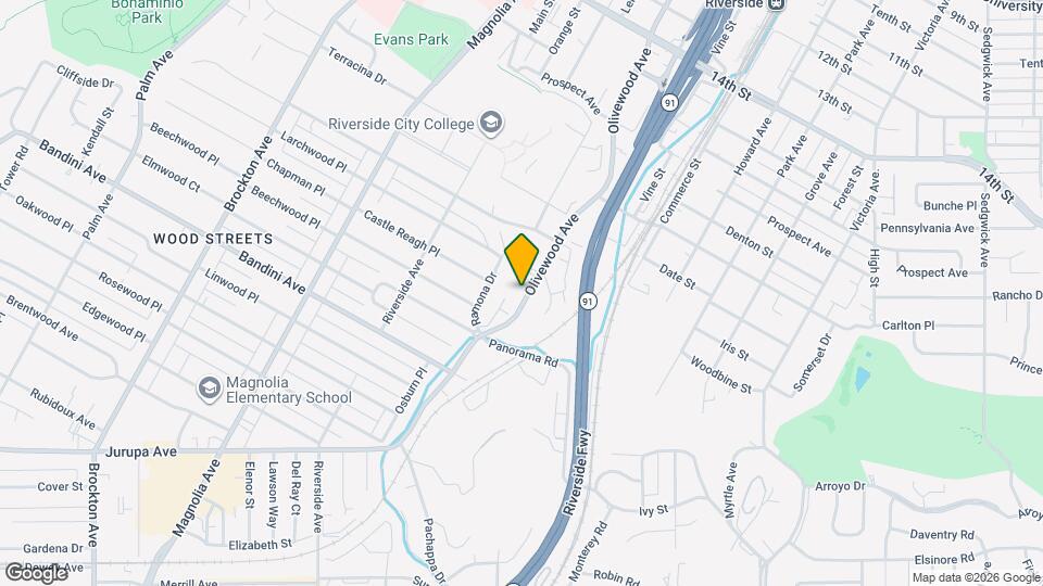 5135 Olivewood Ave Map and Location Details