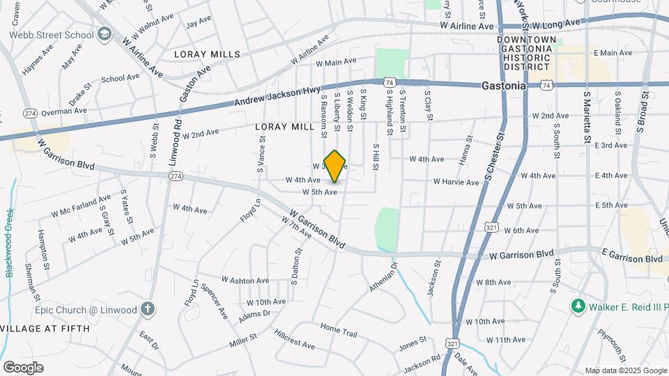 1004 W 5th Ave Mapa y Detalles de la Ubicación