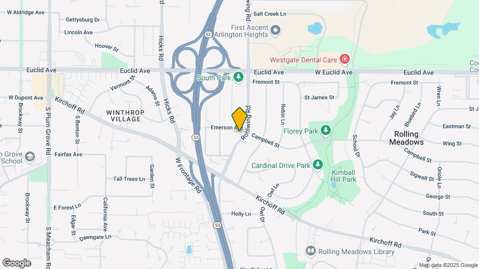2603 Rohlwing Rd, Unit 1B Map and Location Details