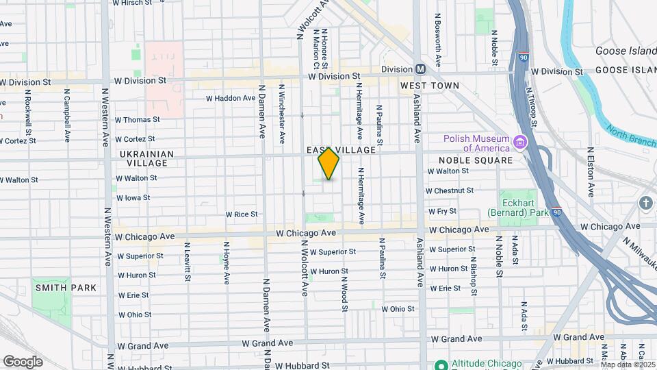 913 N Honore St Map and Location Details