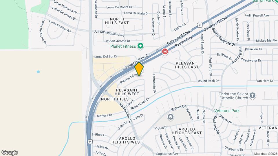 10721 Pleasant Hills Dr Mapa y Detalles de la Ubicación