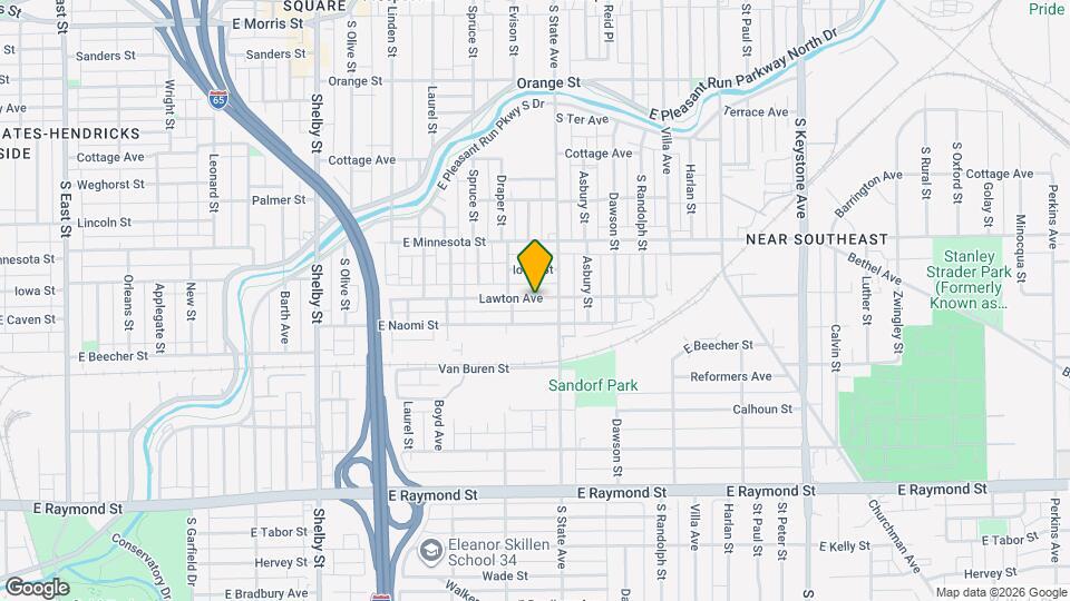 1627 Lawton Ave Map and Location Details