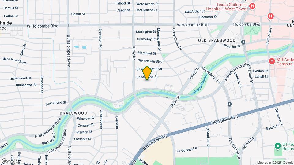 2400 N Braeswood Blvd Map and Location Details