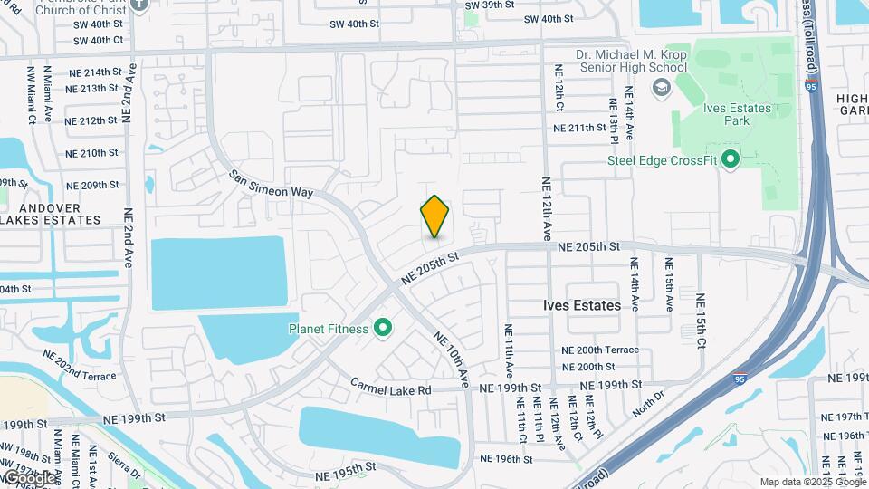 20504 NE 9th Ct Map and Location Details