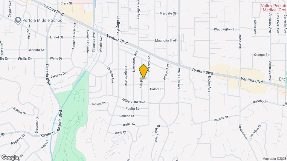 5016 Enfield Ave Map and Location Details