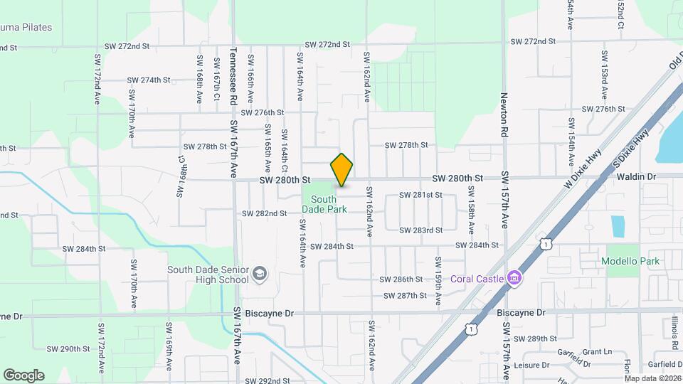 16255 SW 281st St Map and Location Details