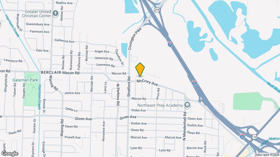 4694 McCrory Ave Map and Location Details