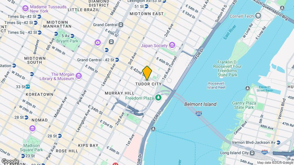 325 E 41st St Mapa y Detalles de la Ubicación