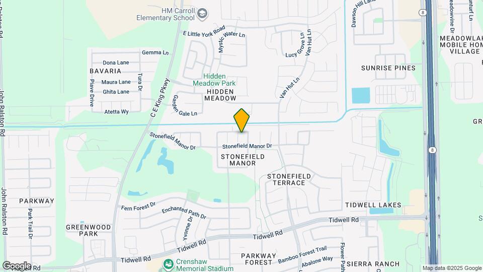 9518 Fillmont Ln Map and Location Details