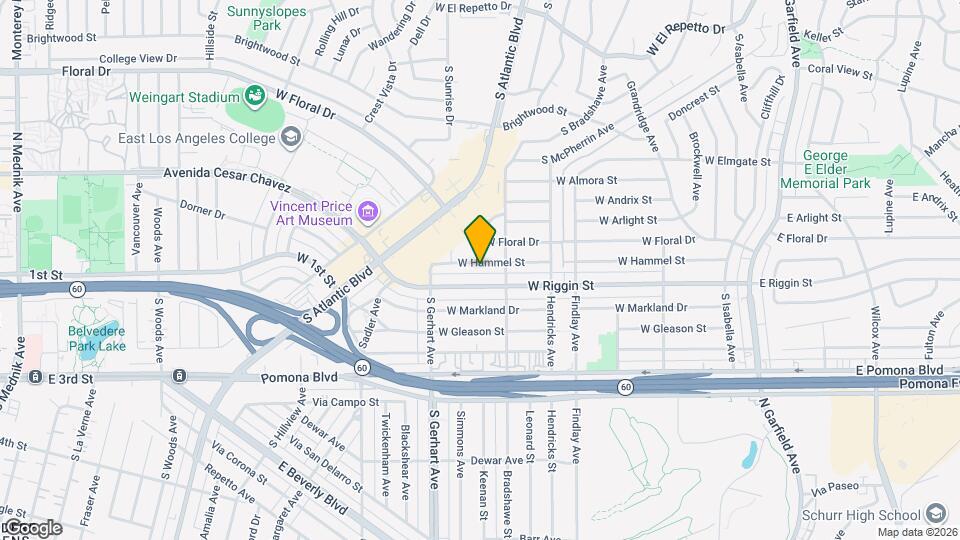 624 W Hammel St Map and Location Details