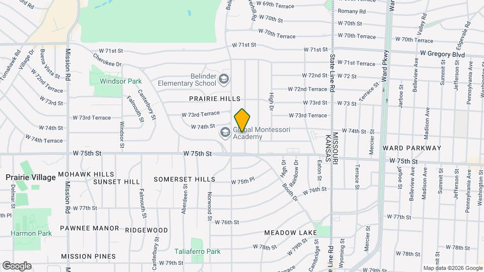 7416 Springfield St Mapa y Detalles de la Ubicación