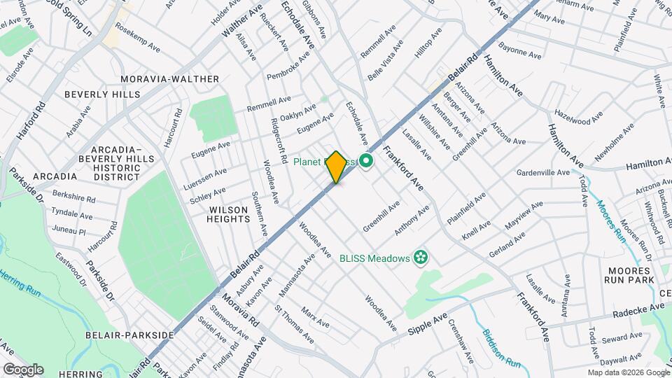 5019 Belair Rd Map and Location Details