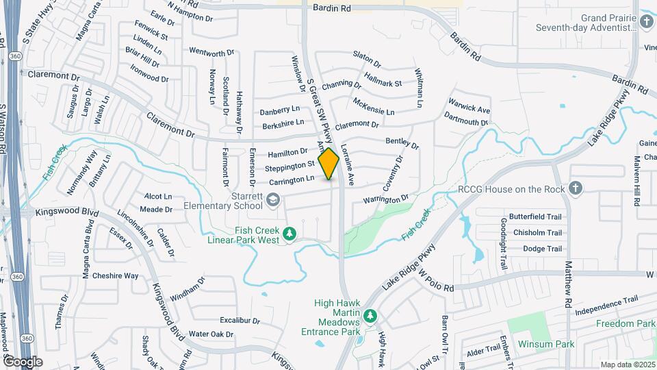 2602 Fairmont Dr Map and Location Details