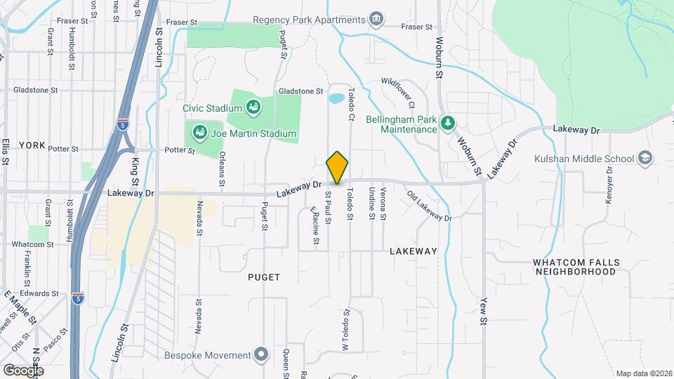 1800 Lakeway Dr Mapa y Detalles de la Ubicación