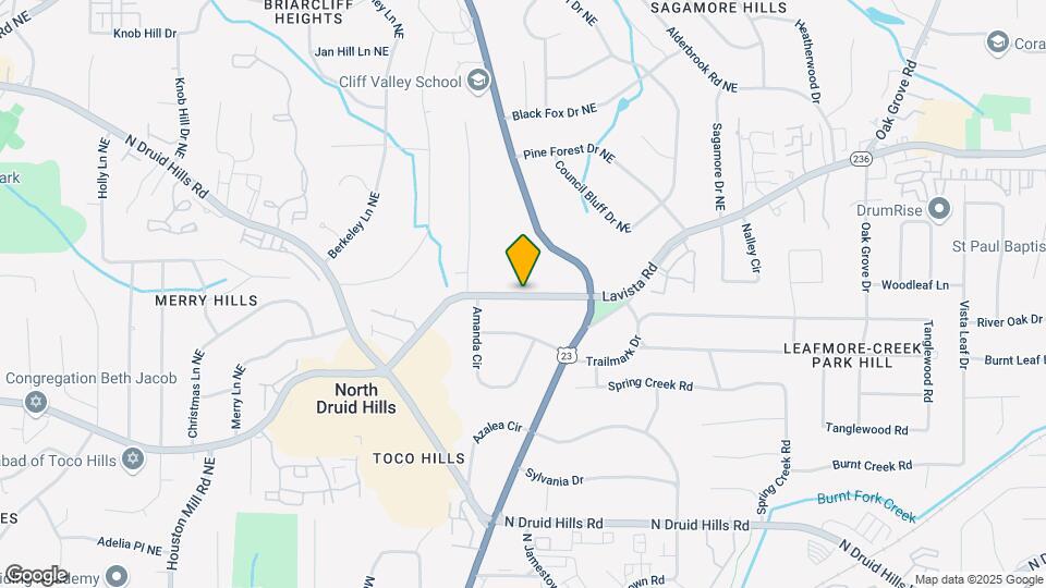 2396 Lavista Rd Map and Location Details