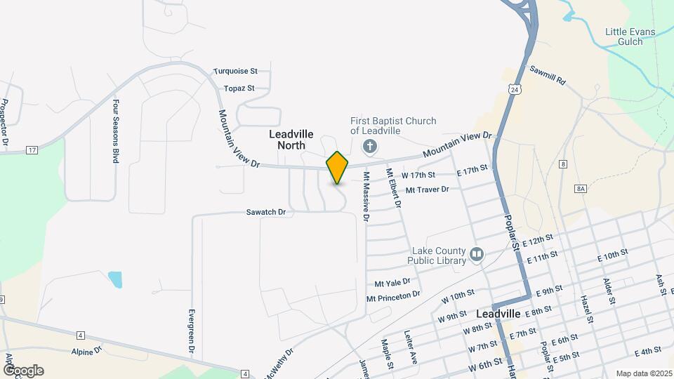 1561 Mt Lincoln Dr E Map and Location Details