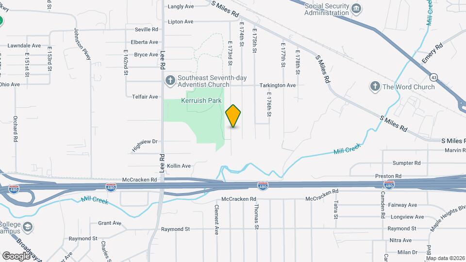 4821 E 173rd St Map and Location Details