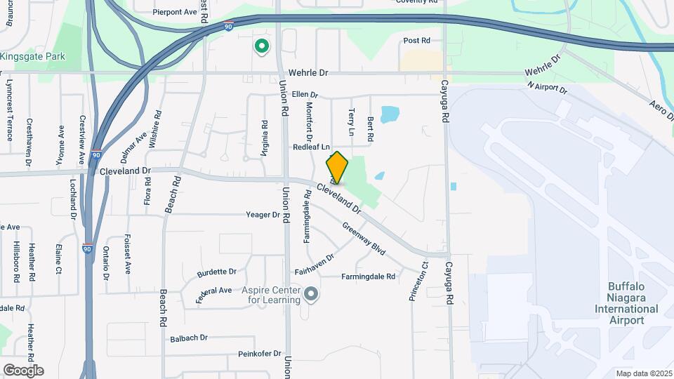 1292 Cleveland Dr Map and Location Details