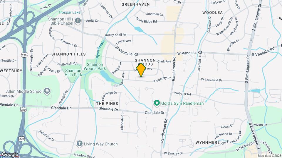 600 Tipperary Dr Map and Location Details