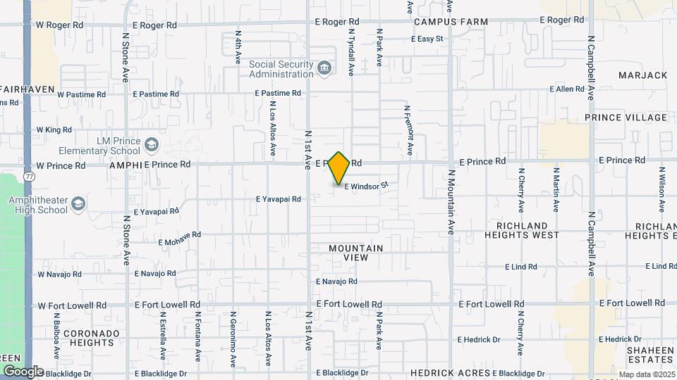 3516 N Euclid Ave Map and Location Details