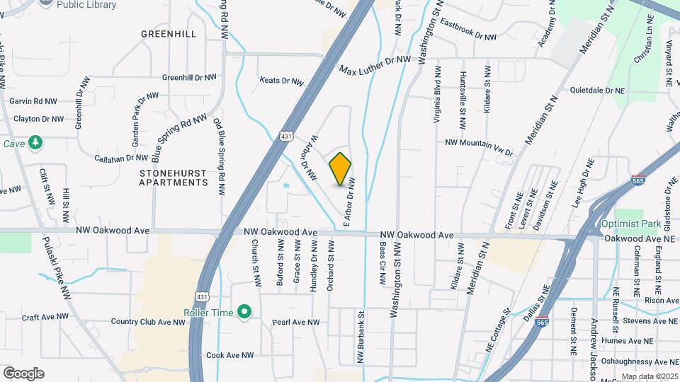 703 Lantana Way NW Map and Location Details