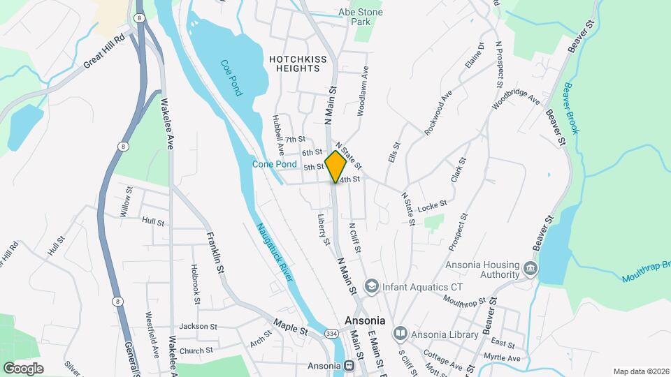 158 N Main St Map and Location Details