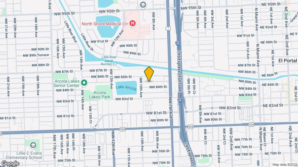 870 NW 84th Ter, Unit A Map and Location Details