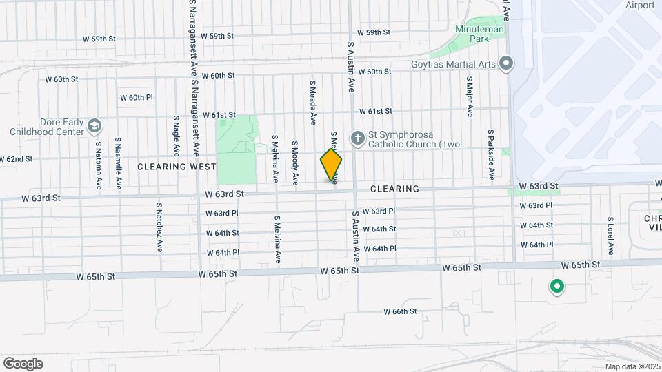 6038 W 63rd St, Unit 1 Map and Location Details