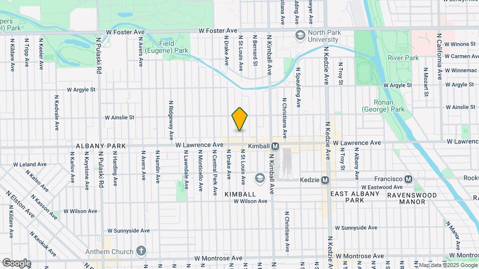 4818 N St Louis Ave Map and Location Details