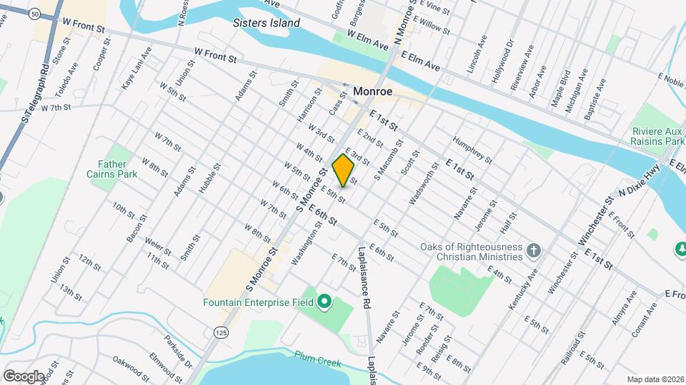 423 Washington St Mapa y Detalles de la Ubicación