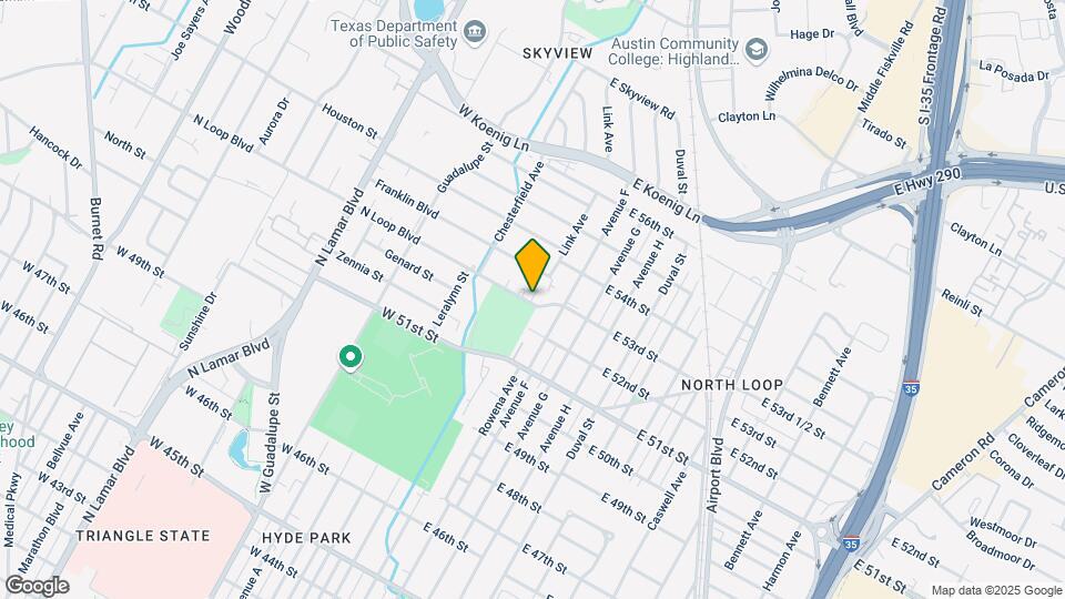 100 W North Loop Blvd Map and Location Details