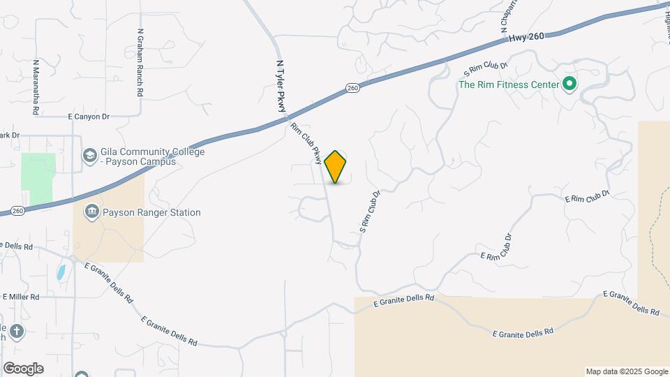 2007 E Rainbow Trail Map and Location Details