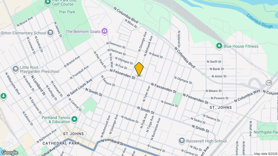 7937-7937 N Fessenden St Map and Location Details